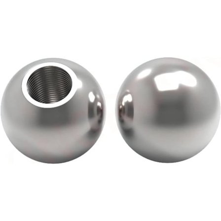 20 stk. stålkuler m/ gjenger - 10 mm erstatningskuler i kromstål