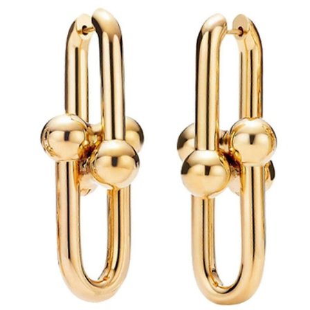 Elegante Hestesko Øreringe Smykker Alsidige Hesteskoformede Øreringe Øretilbehør Forbedrer Dit Modeudtryk (FMY)