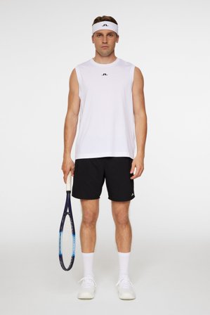 J.Lindeberg - Jack Sleeveless Tee - Tennis - White - Men - XXL