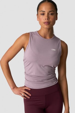 ICANIWILL - Empowering Open Back Tank Dusty Mauve - Naiset - Treenivaatteet ICIW:ltä