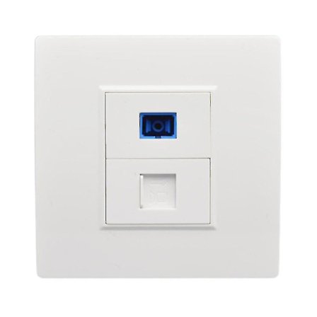 SC Fiber Optic Interface, Vegguttak, RJ45 Nettverkskontaktpanel, Connecto1 Type - På lager