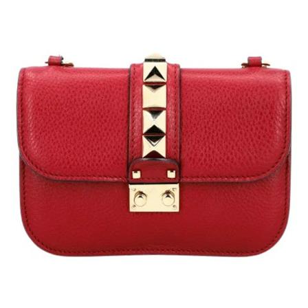 Valentino Vintage, Pre-owned Leather shoulder-bags Rood, Dames, Maat:ONE Size,leer