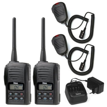 Zodiac Freetalk Pro Komradiopaket 2 enheter med laddare, Komradio