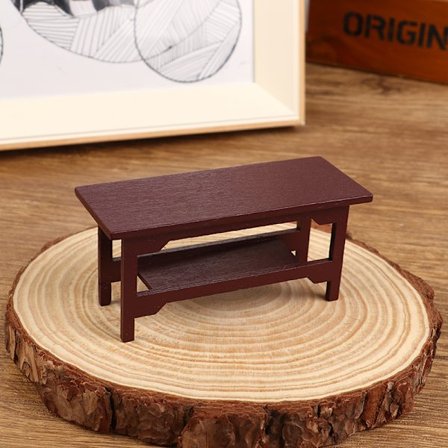 1Pc 1/12 Dockskåp Kök Rumsmöbler Matbord Träbord för