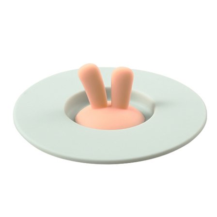 Kaninformet silikone kop låg støvtæt lufttæt grøn