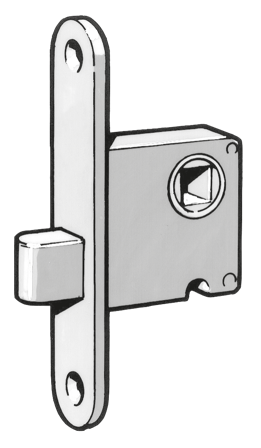 ASSA Fix 2760 Tetningslås for vindu eller luke, Dør- & vindusbeslag