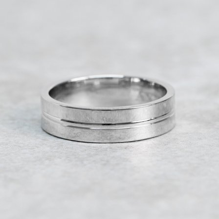 Förlovningsring Axag, 18K Vitguld - Förlovning- och vigselringar