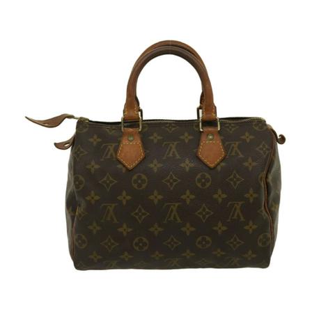 Louis Vuitton Vintage, Pre-owned Speedy 25 Monogram Handbag Bruin, Dames, Maat:ONE Size