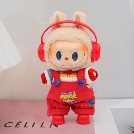 Dukkeklær blindboks, dukkeklær som passer for dukker på 14-18 cm (1., 2. og 3. generasjons Laboobu universal)