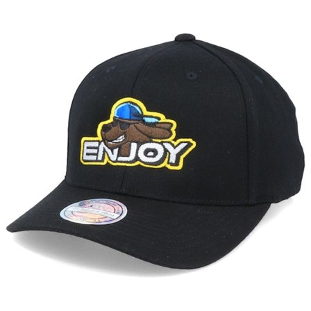 Iconic - Enjoy Black 110 Adjustable Adjustable Black Cap - @ Hatstore