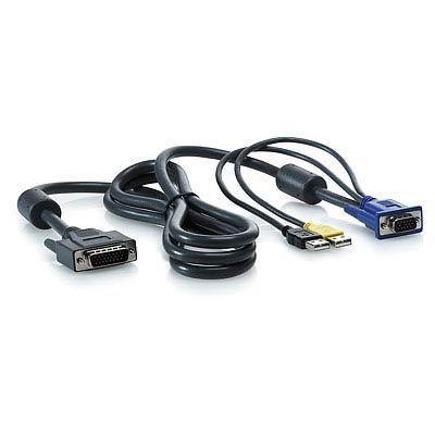Hewlett Packard Enterprise HPE USB Server Console Cable - video- / USB-kabel - 1.8 m