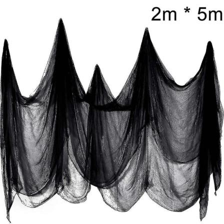 Halloween Gasväv Läskig Tyg Läskig Muslindukar Halloween Dekorationer