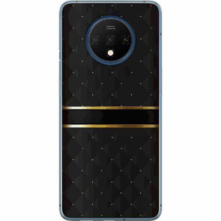 Oneplus 7t Mjukt Skal - Golden Stripes