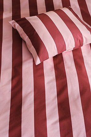 Jotex - Stripe Påslakanset Enkelsäng Rosa BLOCKY - Köp Enkelsäng hos Jotex