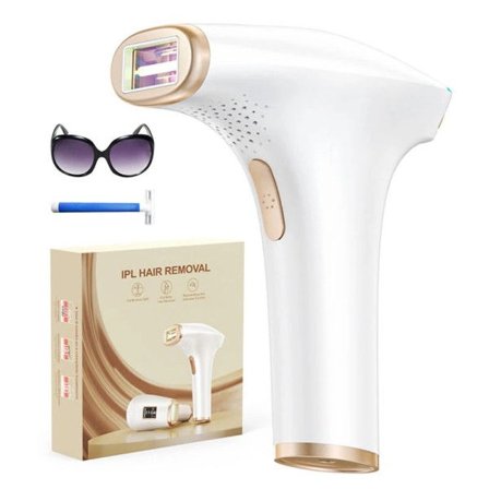 Blinker IPL Hårfjerner Laser Ansigtsbehandling Krop Arme Bikini LCD Display Epilator