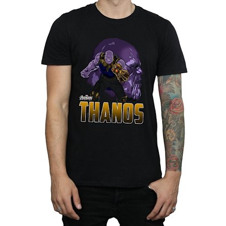 Avengers Infinity War Thanos Bomull T-shirt 3XL Svart