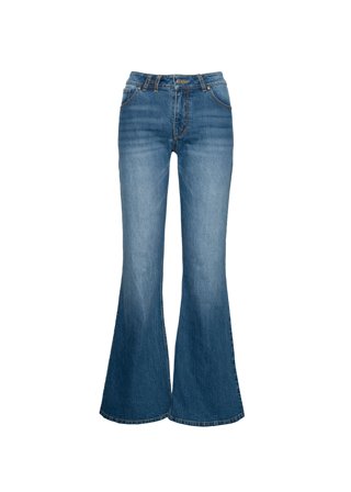 Hést Sonya Bootcut Dame - Medium Wash Blue Denim