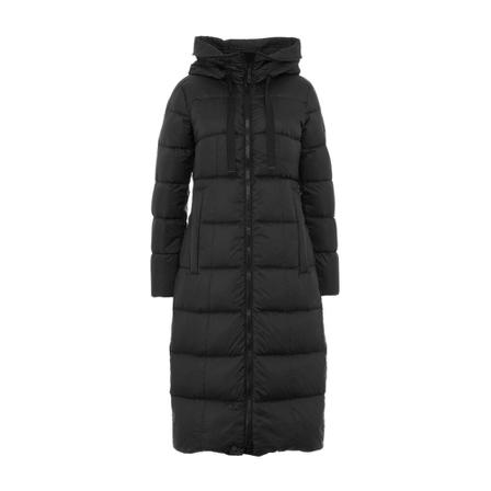 Peuterey Nunki MQE Long Padded Down Jakke With Recycled Down Sort, Dame