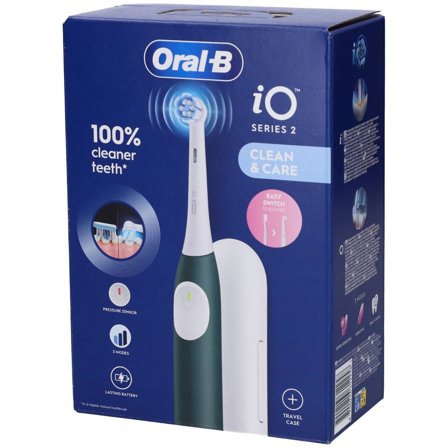 Oralb Power Spazzolino Elettrico Io2 Series Forest Green + Travel