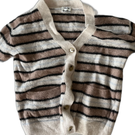 Acne Studios Alpaca Striped Cardigan