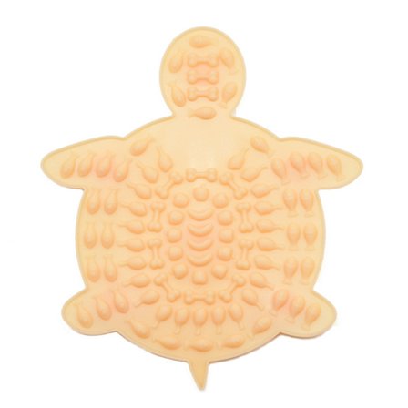 Dog Slick Pad med spatel Återanvändbar silikon sugkopp Pet Slow Feeder Mat