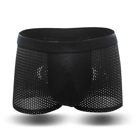 3 stk. Mænd Bambus Fiber Net Åndbar U Konveks Underbukser Undertøj Boxer Briefs