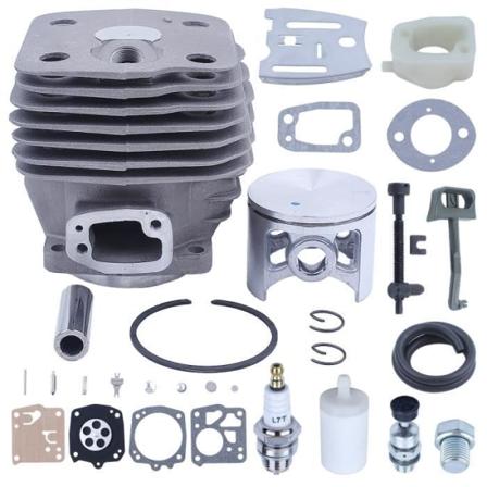 Adefol 54 mm sylinterimäntä kaasutin 30 osan sarja yhteensopiva Husqvarna 288XP 181 281 288:n kanssa, imusarjan venttiilillä