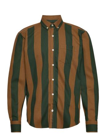 Petal Shirt - Rubber/Dark Green Skjorte Uformell Multi/mønstret Forét