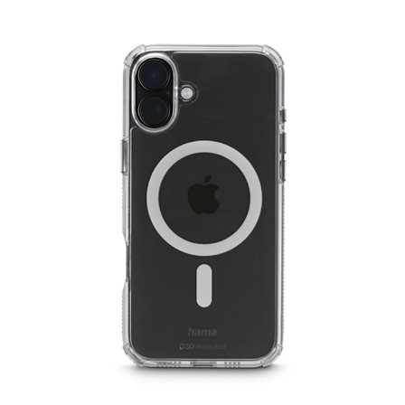 HAMA Telefontaske Extreme Protect iPhone 16 Plus MagCase Gennemsigtig