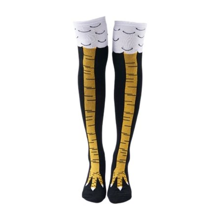 Kyllinglår Sokker Dame Tegneserie Kyllingføtter Sokker 1 Par F