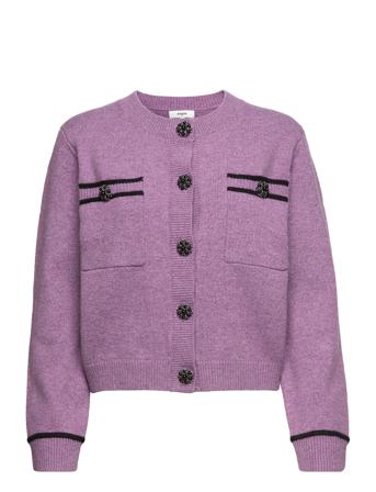 Gadiel Strikkegenser Cardigan Lilla SUNCOO Paris