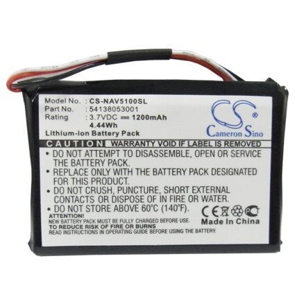 Batteri for Navigator, GPS for Navigon 5100, 5100 MAX