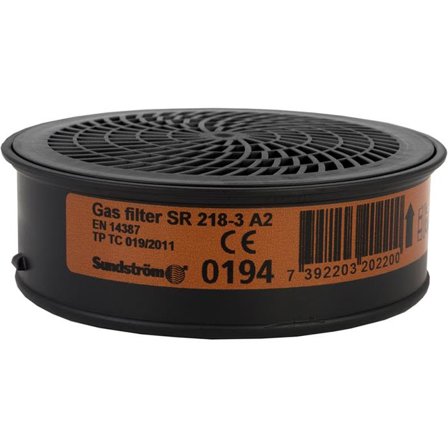 Sundström SR 218-3 Gassfilter A2, Ånderettsvern