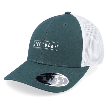 Black Clover - Grønn trucker Caps - Rigsby Green W White Mesh W Patch Trucker @ Hatstore