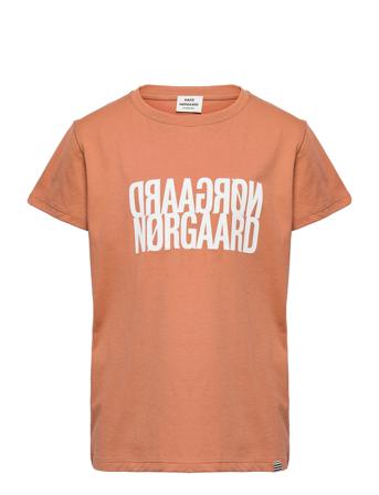 Single Organic Tuvina Tee Orange Mads Nørgaard
