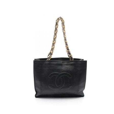 Chanel Vintage Pre-owned Tote Tas , Zwart , Dames , Maat: ONE Size Vintage Tassen