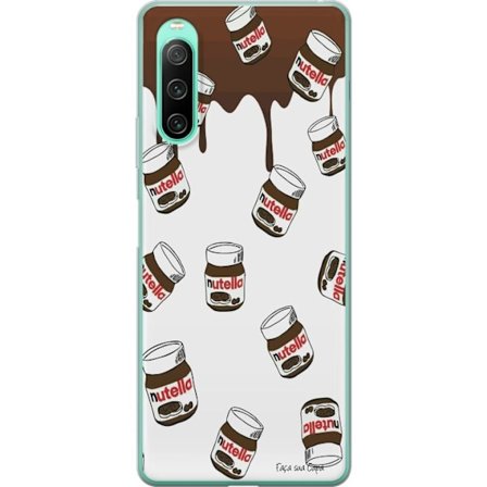 Kompatibelt Mobilskal till Sony Sony Xperia 10 IV Nutella Kawaii Style Söt Dessert