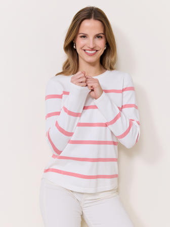 MATCH - Lucilla genser - Va Vite - Str. S - Dame - Gensere & Cardigans - Rosa - 80% bomull, 20% nylon