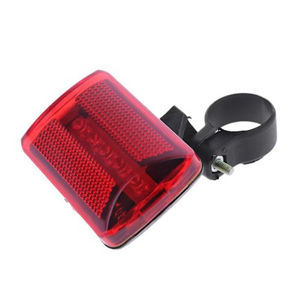 Batteridriven LED Mountain Cycling Safety Lamp Cykelbakljus Lätt att installera
