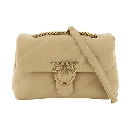 Pinko, Cross Body Bags Beżowy, Kobieta, Rozmiar: ONE Size