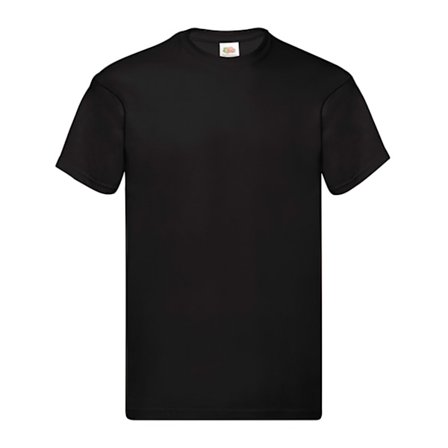 Fruit of the Loom Original Heather T-shirt 5XL Svart