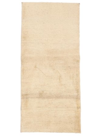 88X195 Koberec Gabbeh Perské Fine Moderní Běhoun Béžová/Oranžová (Vlna, Persie) Carpetvista