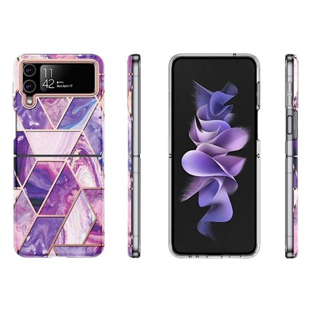 Elegantti marmorikuvioinen kuori - Samsung Galaxy Z Flip 3