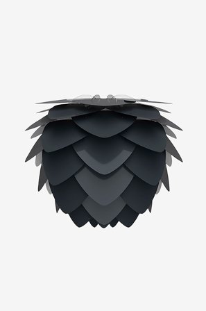 Umage - Lampskärm Aluvia mini Ø 40 x 30 cm - Svart - Takpendlar - Från Homeroom