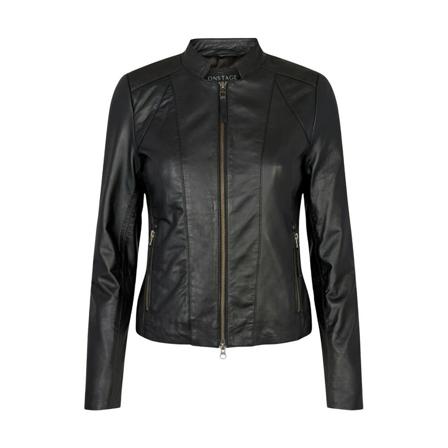 Onstage, China Collar Jacket Czarny, Kobieta, Rozmiar: 4XL