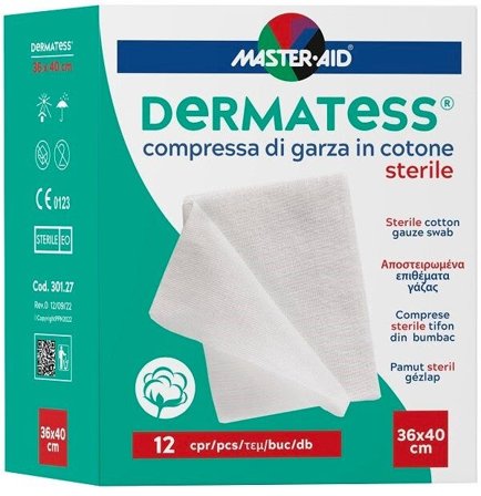 Master-Aid Dermatess Cotone Garza 36X40 12 Pezzi