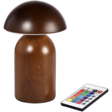 LED-lampe Amanita Brun