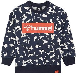 Kids - Hummel Navy Ditz Branded Printed Sweater 152 cm - Jumpers and knitwear - 152 cm - Navy
