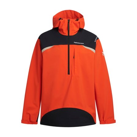 Peak Performance Men's Stowaway Anorak Men unlined jacket Orange XL