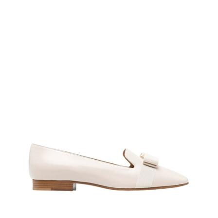 Salvatore Ferragamo Flat Schoenen , Wit , Dames , Maat: 39 EU